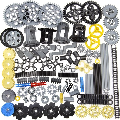 100 pcs technic gears axles - gears, &